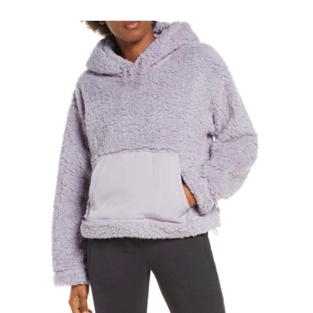 Zella lavender Sherpa Hoodie